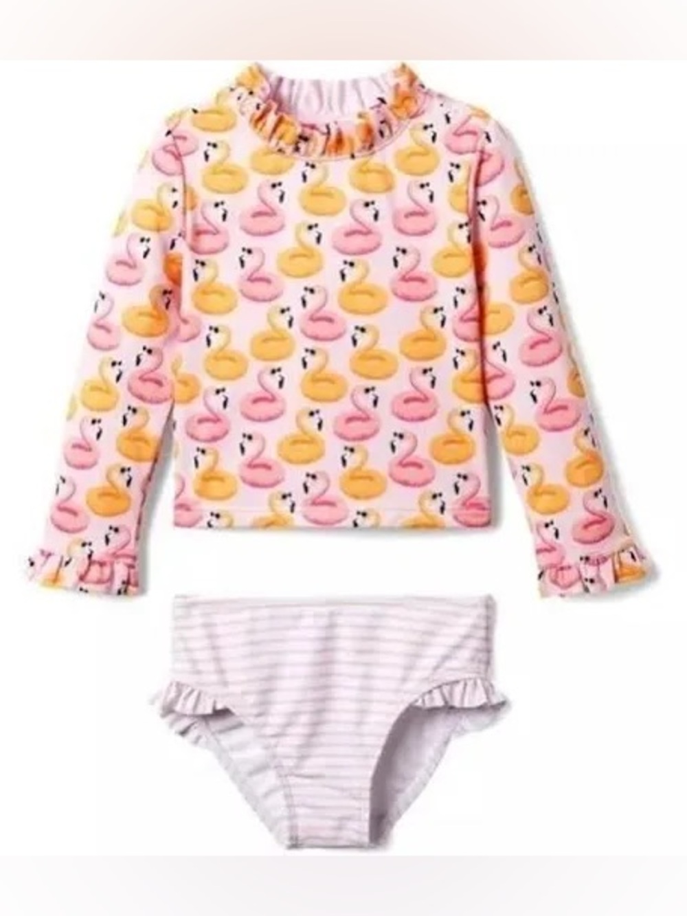 Janie and Jack Girls Rashguard 2 piece set - NWT - 6